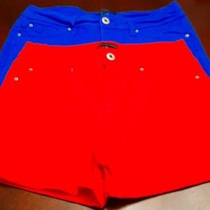 Stretch Denim Shorts